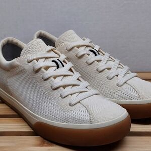 Rothy's Cream Sneakers with Tan Soles